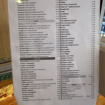 Pizzeria Arenula 76 - Pizza menu - Pizza Near Me - Rome, RM