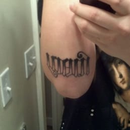Mary ambigram done by Charlie
