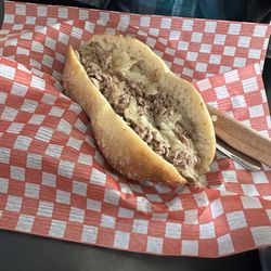 Philadelphia Kitchen - Cheesesteak with mozzarella.