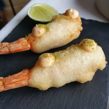 Madre - Tempura Red Shrimp (more like prawn!!) - New American Near Me - Brooklyn, New York