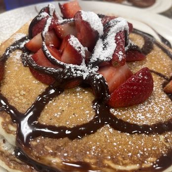 Carolyn's Cafe - Strawberry/ Nutella pancakes - Breakfast & Brunch Near Me - Redlands, California