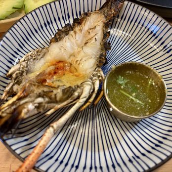 Manaao - "Grilled Giant River Prawn" Goong Mae-nam Pao - Thai Near Me - Tustin, California Manaao - "Grilled Giant River Prawn" Goong Mae-nam Pao - Thai Near Me - Tustin, California