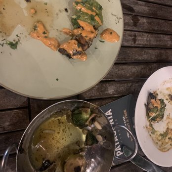 Kid Cashew - Last bites of the Chicken Skewers and Brussels Sprouts - Mediterranean Near Me - Mount Pleasant, South Carolina