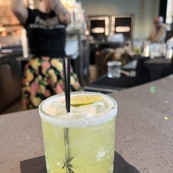 Paloma - Margarita at the bar with Alex shaking things up.