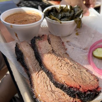 Fork Grove Barbecue - Brisket with Brunswick stew and collard greens - Barbeque Near Me - Anderson, South Carolina