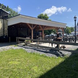 Garland City Beer Works - Patio - dog friendly!