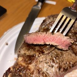 Lanier's Meat Market - Medium rare ribeye