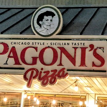 Pagoni's Pizza - a sign for a restaurant - Pizza Near Me - Kaukauna, Wisconsin