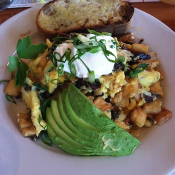 Simmzy's - Veggie Scramble-no cheese. - Gastropubs Near Me - Long Beach, California Simmzy's - Veggie Scramble-no cheese. - Gastropubs Near Me - Long Beach, California