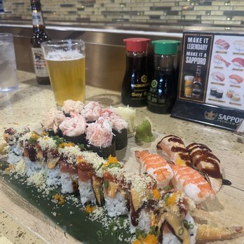 SORA SUSHI - Volcano roll and some other nigiri - Sushi Bars Near Me - Redmond, Oregon