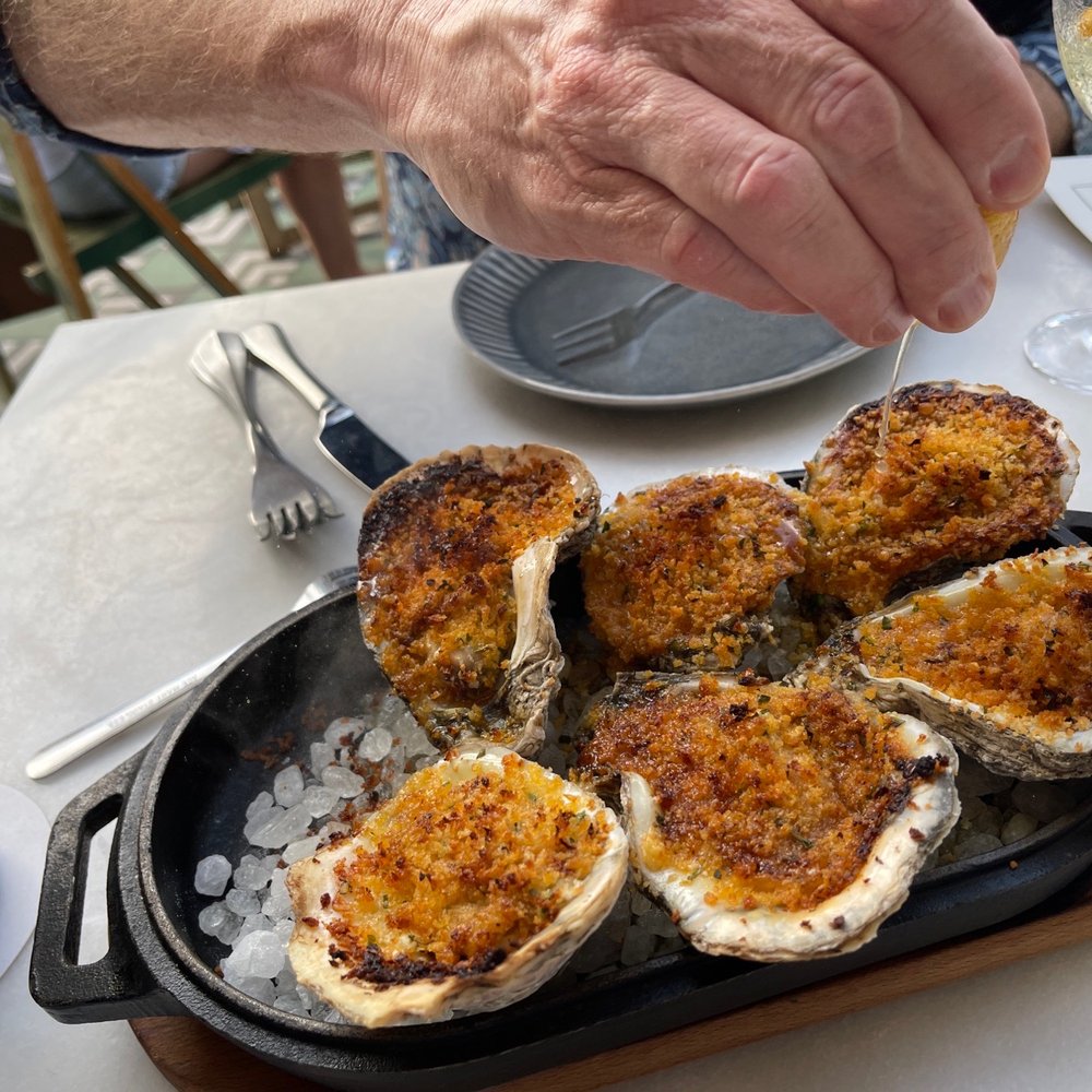 Graffiti Raw - Roasted Oysters are delicious - Seafood Near Me - Houston, Texas