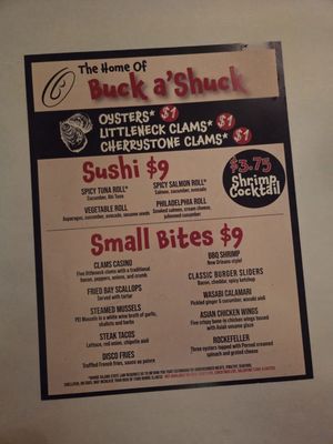 Menu photo 2 Providence Oyster Bar Providence, RI Menu photo 2 Providence Oyster Bar Providence, RI