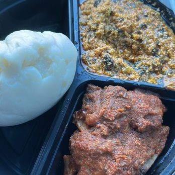 Lynda's African Delicacies - Fufu & egusi with Lamb  I ordered last week & I will be going today again - African Near Me - Irvine, California