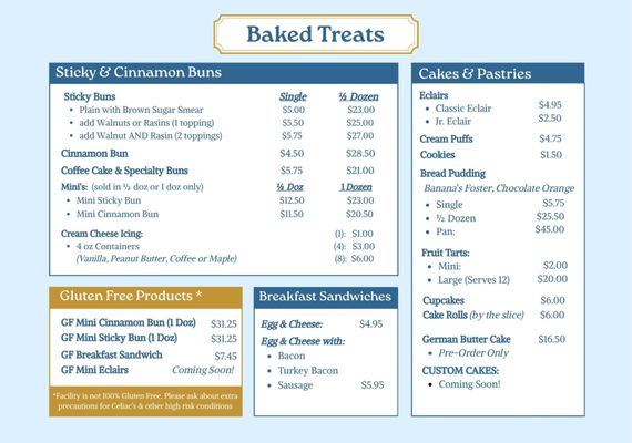 Menu photo 2 Matthew Alan's Tasty Treats Sanatoga, PA