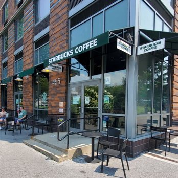Starbucks - the outside of a starbucks coffee shop - Coffee & Tea Near Me - New York, New York