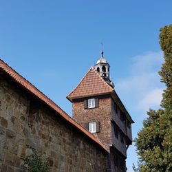 Burg Esslingen - Burgmauer und Wohnturm