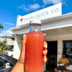 Kauai Juice - Blood Orange kombucha on tap