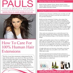 Pauls Hair World Ltd. Glasgow