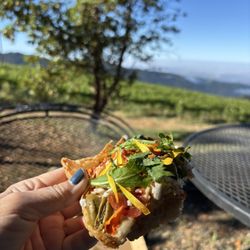 Breakfast vegan pie the next morning!