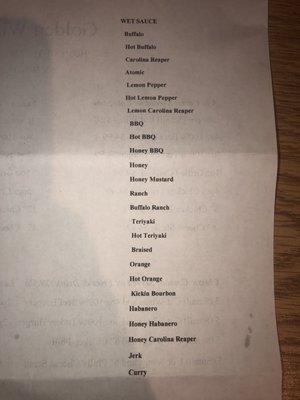 Menu photo 1 Golden Wings by Friarsgate Kitchen Irmo, SC
