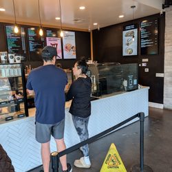 Blk Dot Coffee - At the counter