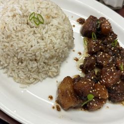 China Diner - Pork hamonada with garlic rice
