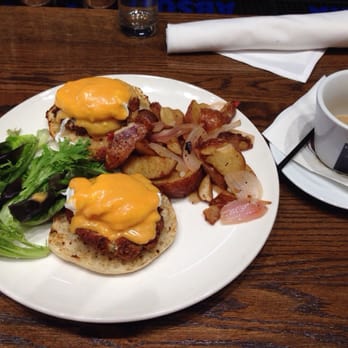 Stephanie's - Crab cake Benedict. - American Near Me - Boston, Massachusetts