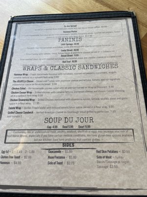 Menu photo 4 Cafe Arabella Lititz, PA