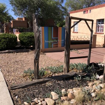 Canyon Road - This sign was cool - I'm pretty sure the building was empty - Art Galleries Near Me - Santa Fe, New Mexico