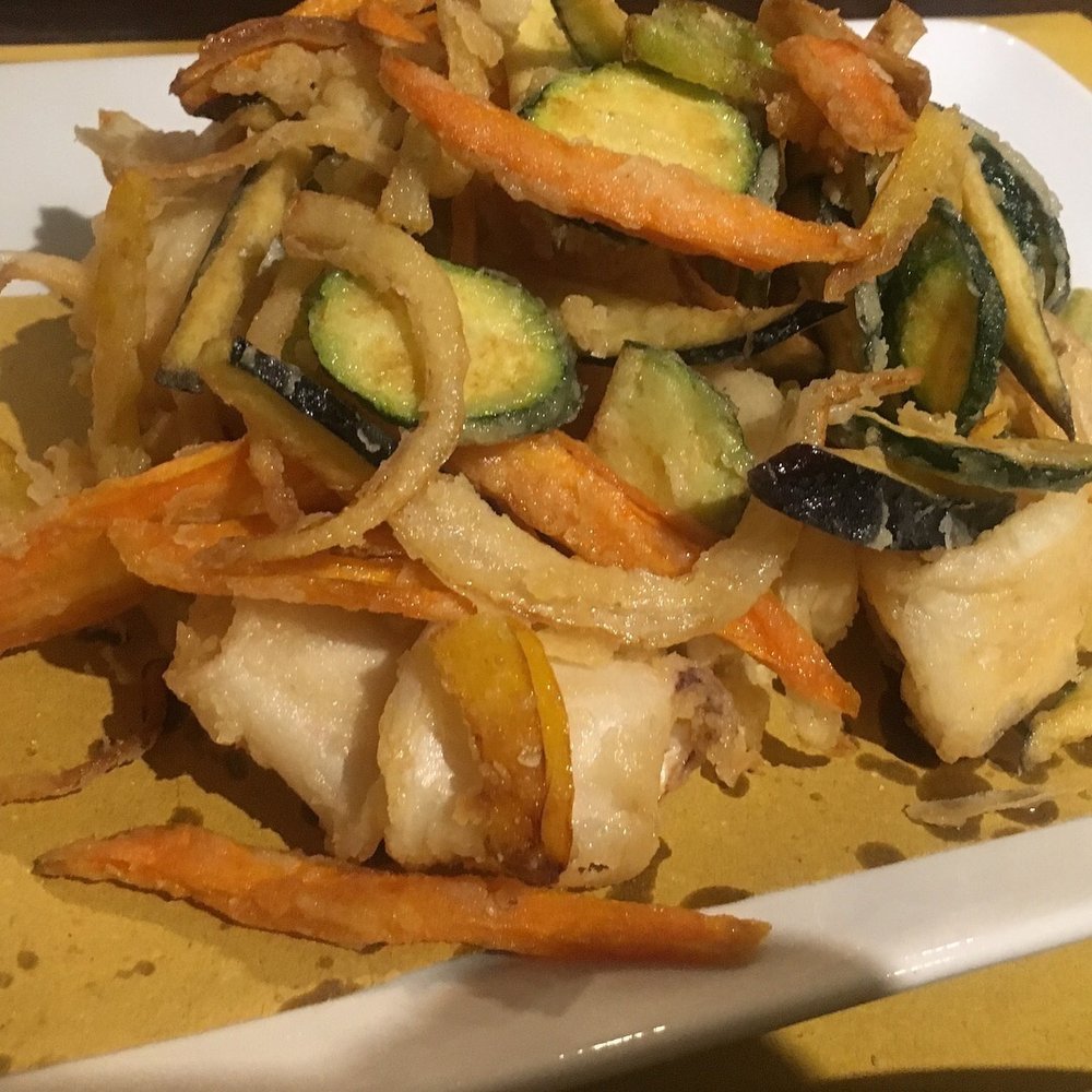 Cantina Do Spade - Calamari and vegetables - Wine Bars Near Me - Venezia, VE