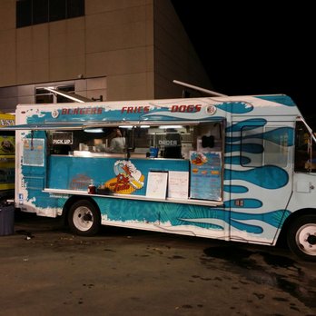 Dog Town - two food trucks parked in a parking lot - Food Trucks Near Me Dog Town - two food trucks parked in a parking lot - Food Trucks Near Me