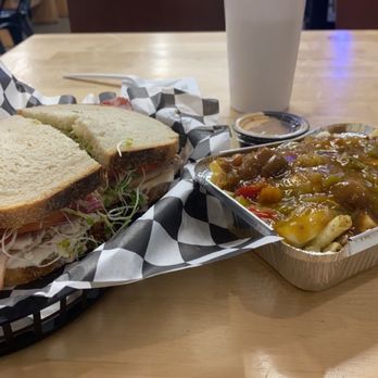 Tom’s Deli - Turkey Avodevo and Green chile poutine. - Sandwiches Near Me - Durango, Colorado