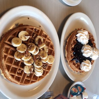 Flapjacks - Blueberry waffle and pecans and banana waffle. - Breakfast & Brunch Near Me - Sacramento, California