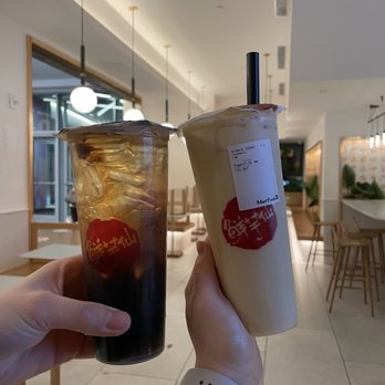 Meet Fresh  - Winter melon tea with herbal jelly   Green milk tea - Bubble Tea Near Me - Flushing, New York