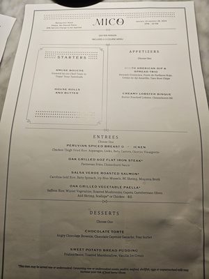 Menu photo 6 MICO Charlotte, NC