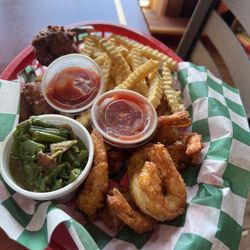 Craw Billy’s Seafood Boil & Bar-B-Q - fried shrimp basket!