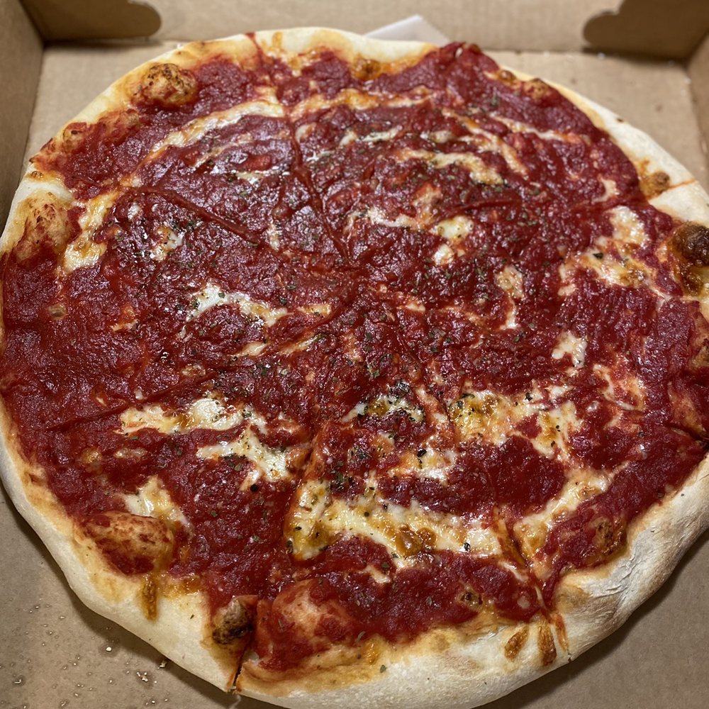 Frank's Pizzeria - A plain pizza pie - Pizza Near Me - Ambridge, Pennsylvania Frank's Pizzeria - A plain pizza pie - Pizza Near Me - Ambridge, Pennsylvania