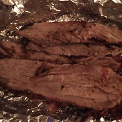 Stumpy's Bar-B-Que - The way they slice brisket.
