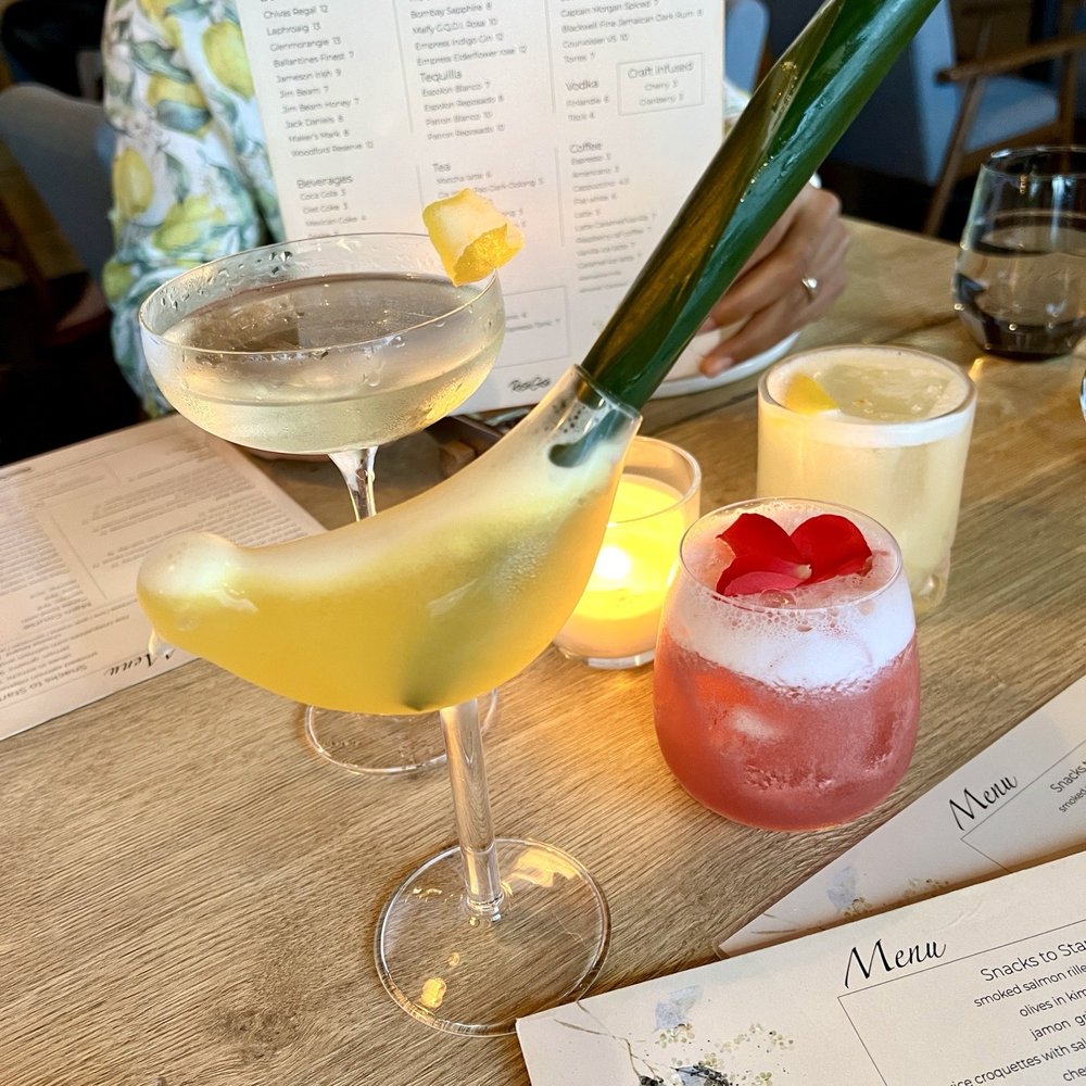 Rose Gose - No 3 (pineapple), No 6 (yuzu), No 7 (grapefruit), and Martini - Cocktail Bars Near Me - Austin, Texas Rose Gose - No 3 (pineapple), No 6 (yuzu), No 7 (grapefruit), and Martini - Cocktail Bars Near Me - Austin, Texas