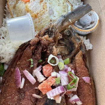 Lumpia Ko - Eats and Boba - Half of a medium size bangus with egg. - Filipino Near Me - Antelope, California Lumpia Ko - Eats and Boba - Half of a medium size bangus with egg. - Filipino Near Me - Antelope, California