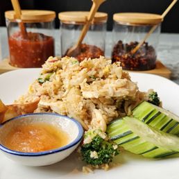 Thai fried rice lunch special. Thai fried rice lunch special.