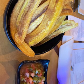 Brasitas - Plantain chips and Pico de Gallo - Latin American Near Me - Norwalk, Connecticut