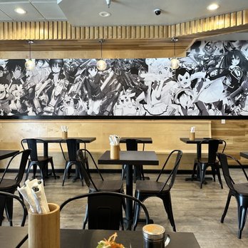 Ramen ARASHI - Inside of the restaurant wall of anime characters - Ramen Near Me - Fremont, California Ramen ARASHI - Inside of the restaurant wall of anime characters - Ramen Near Me - Fremont, California