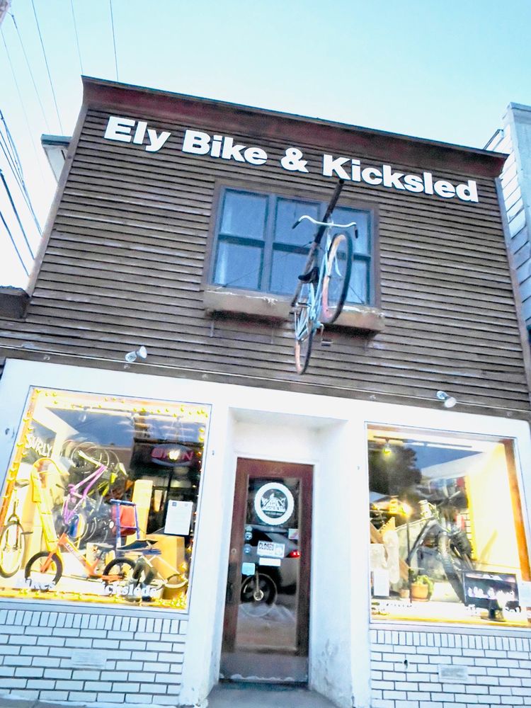 Ely Bike and Kicksled Logo