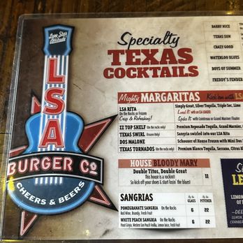 LSA Burger - Cocktail Bars Near Me - Denton, Texas