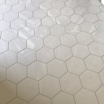 Global Tile and Marble - a white hexagon tile floor - Flooring Near Me - San Diego, California Global Tile and Marble - a white hexagon tile floor - Flooring Near Me - San Diego, California