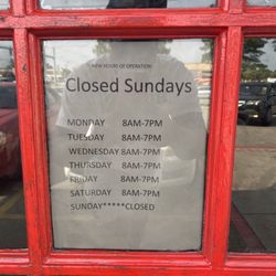 Tire City - Hours of operation