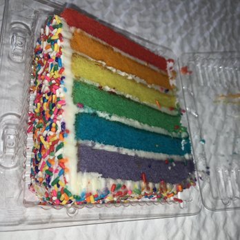 Carlo's Bakery - Rainbow Vanilla Cake - Bakeries Near Me - Hoboken, New Jersey