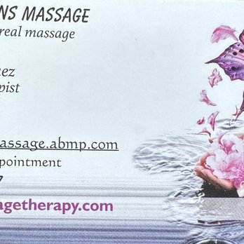 Inspirations Massage - The card that turned out to be a life saver :) - Massage Therapy Near Me Inspirations Massage - The card that turned out to be a life saver :) - Massage Therapy Near Me