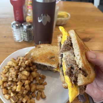 Jake's On Main - Look at that Philadelphia Cheese Steak built up on this! - Breakfast & Brunch Near Me - Landisville, Pennsylvania Jake's On Main - Look at that Philadelphia Cheese Steak built up on this! - Breakfast & Brunch Near Me - Landisville, Pennsylvania